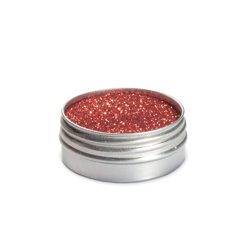 Glitter naturali: rosso giullare