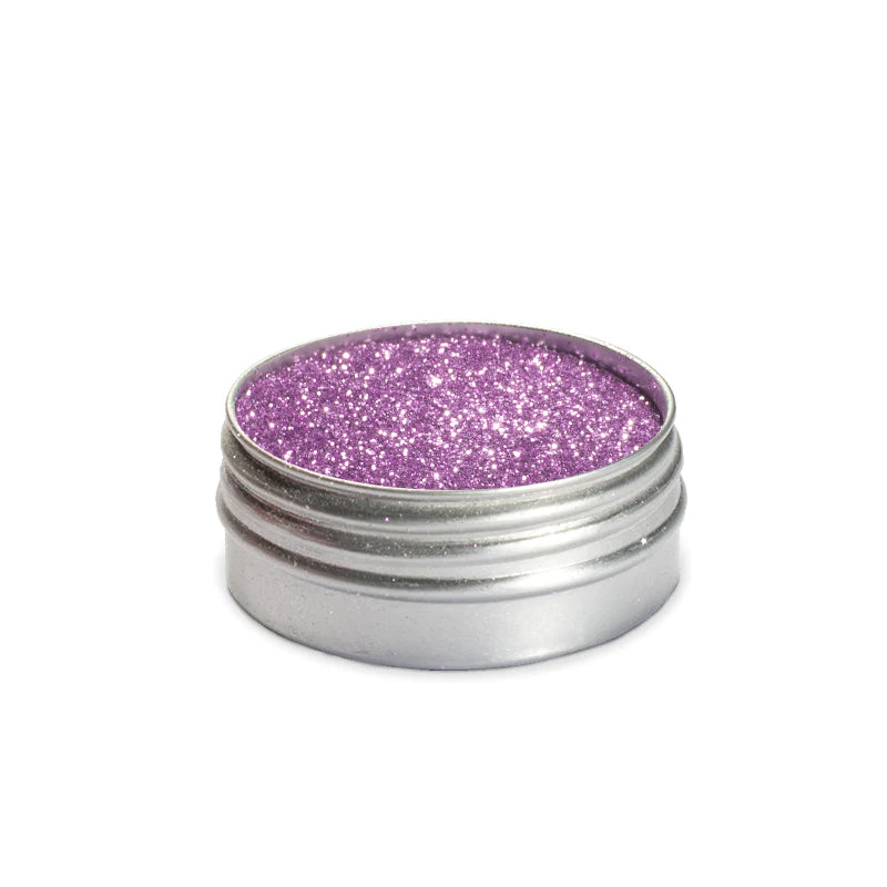 Glitter naturali: viola chiaro
