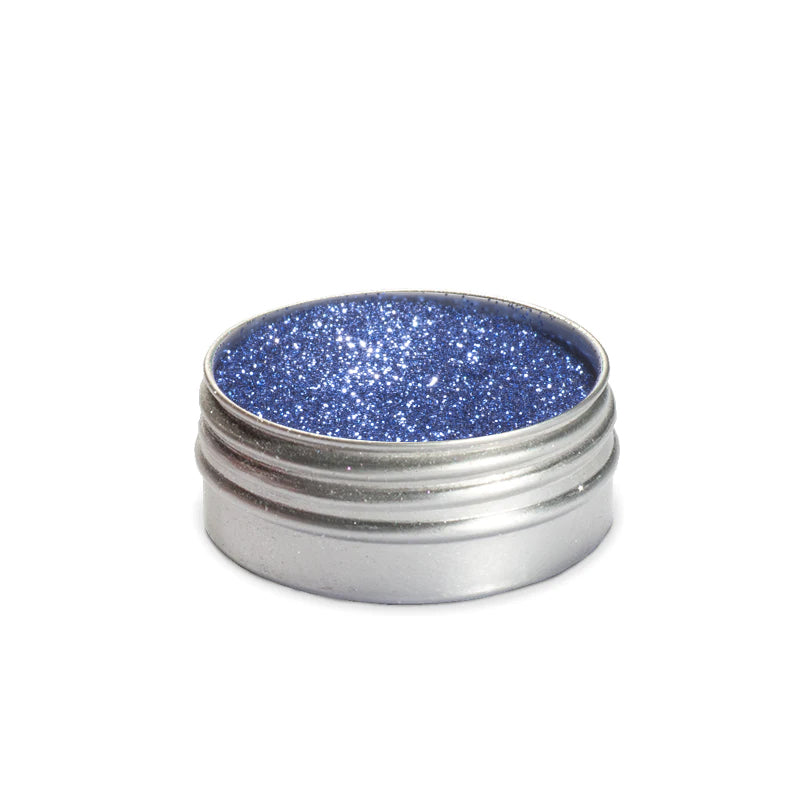 Glitter naturali: blu reale