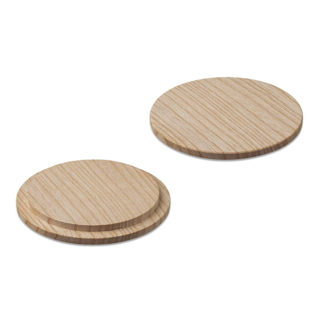 Holzdeckel für Kerzenglas Berlino - Natur