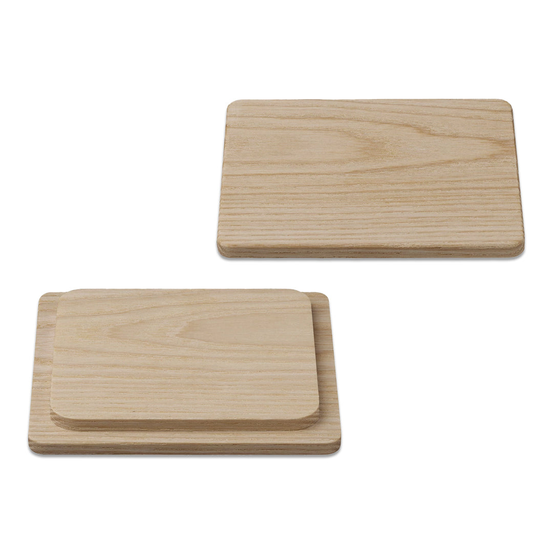 Couvercle en bois pour photophore Parigi - Naturel