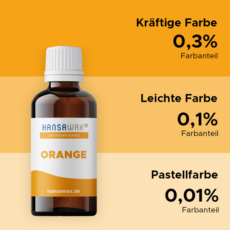 Soap color: Orange