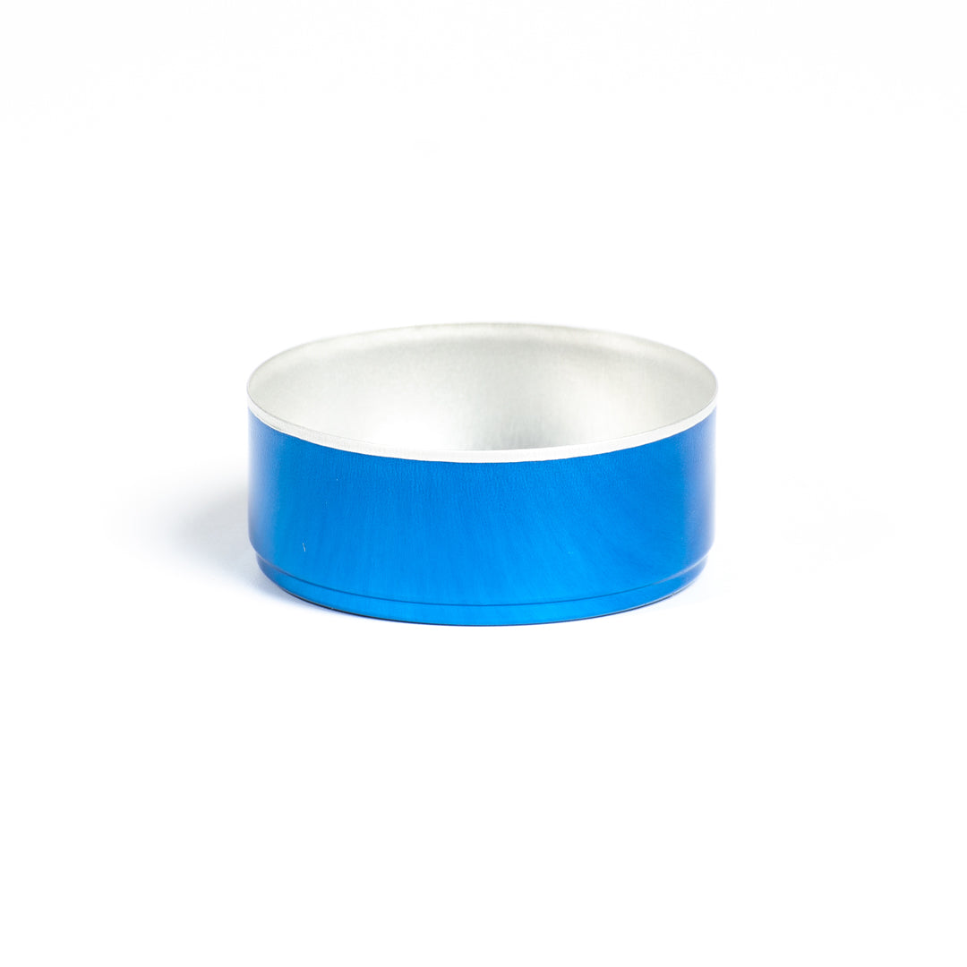 Cache-bougie à réchaud en bleu