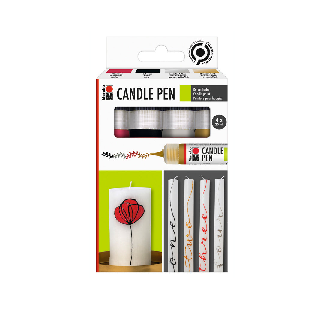 Marabu Candle Pen Bundle : lot de 4