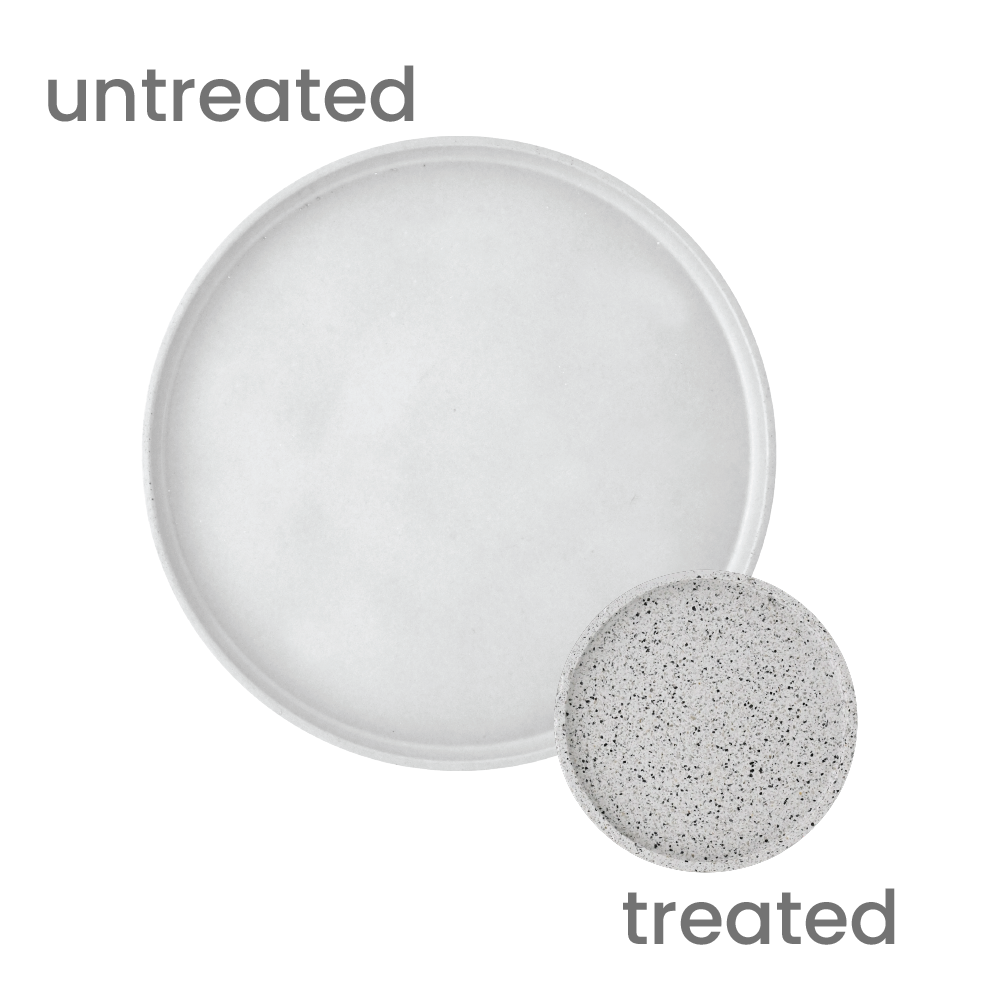 Esempio di colore del colore Polvere base Granito Grigio Argento AC730