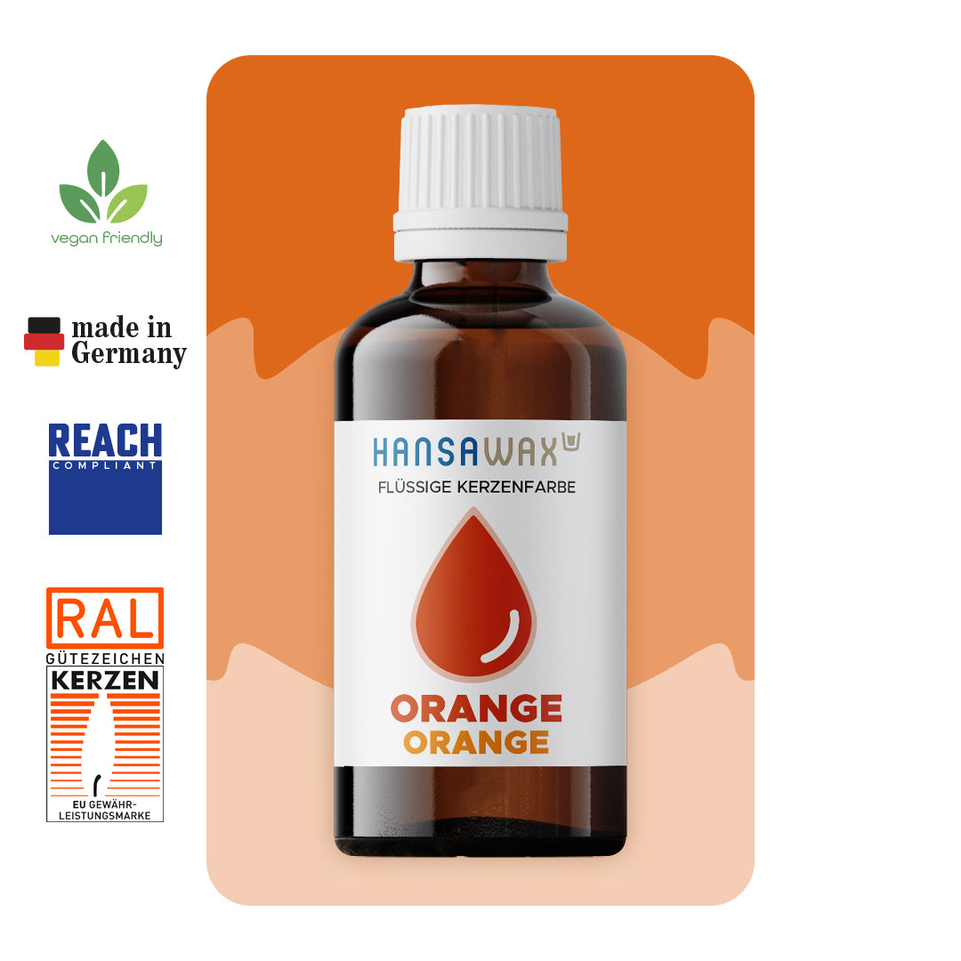 Liquid candle dye: Orange