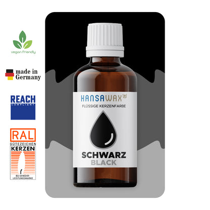 Colore candela liquida: nero