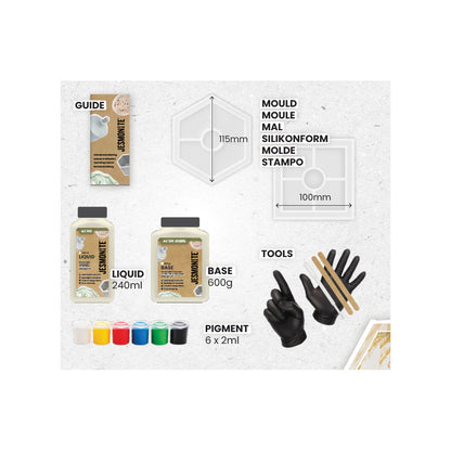Starter Kit mit Silikonform von Jesmonite
