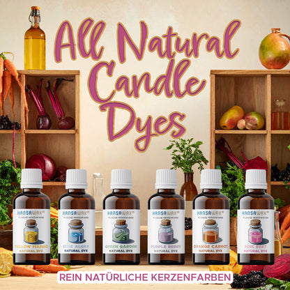 Colorant naturel pour bougies : Lot