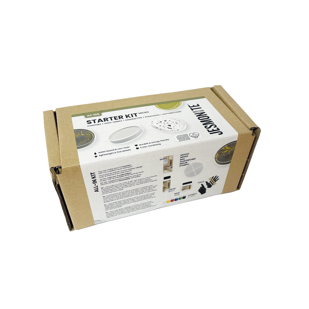 Starter kit con stampo in silicone di Jesmonite