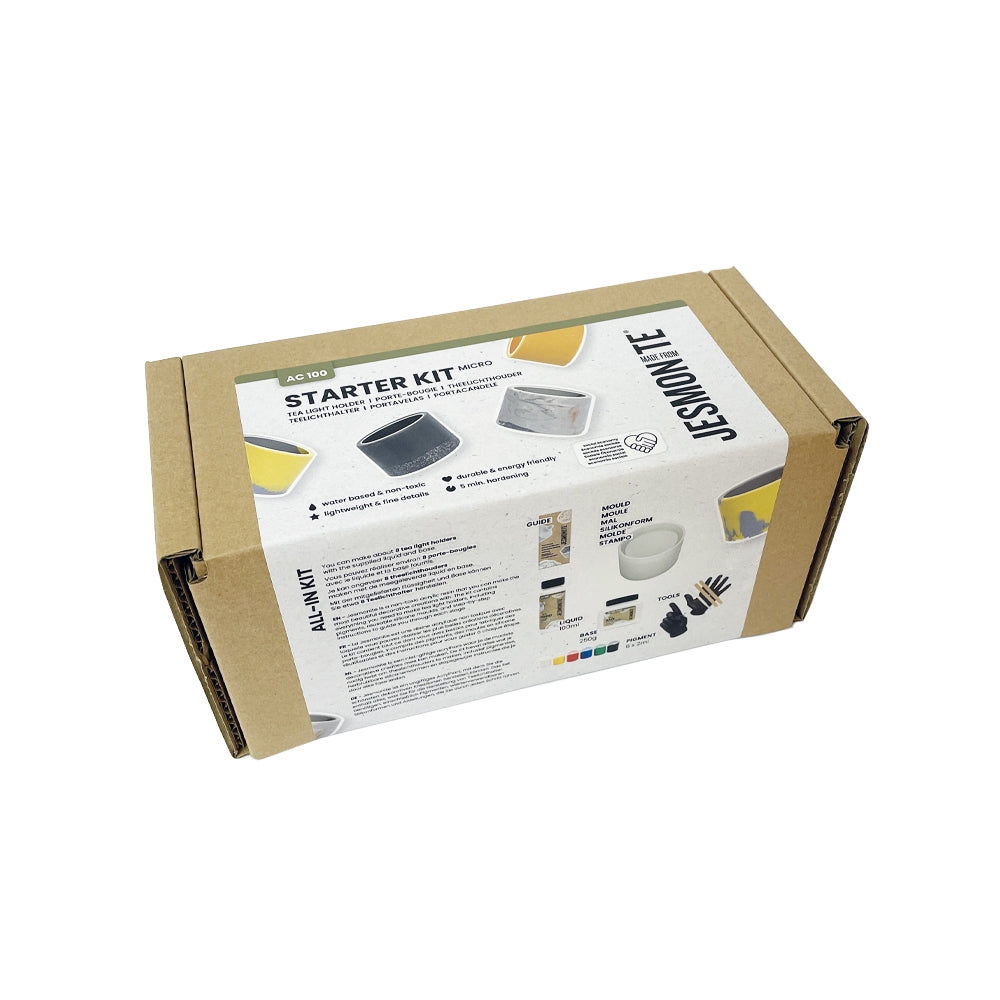 Starter kit con stampo in silicone di Jesmonite