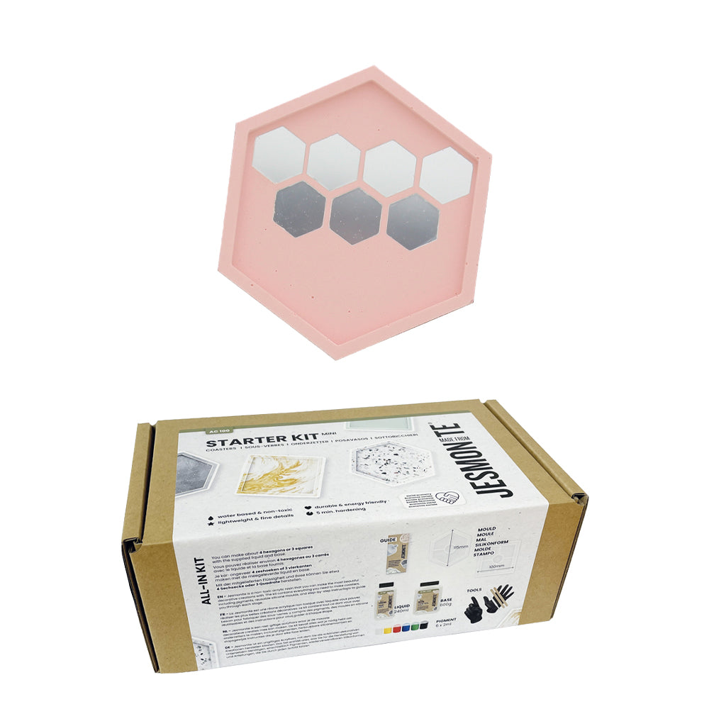 Jesmonite Starter Set: Coasters