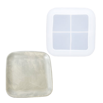 Stampo in silicone per realizzare una ciotola con polveri da colata come Jesmonite, Keraflott e Raysin.