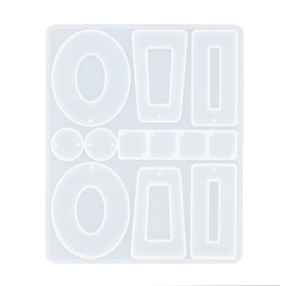 Stampo in silicone per realizzare orecchini con polveri da colata come Jesmonite, Keraflott e Raysin.