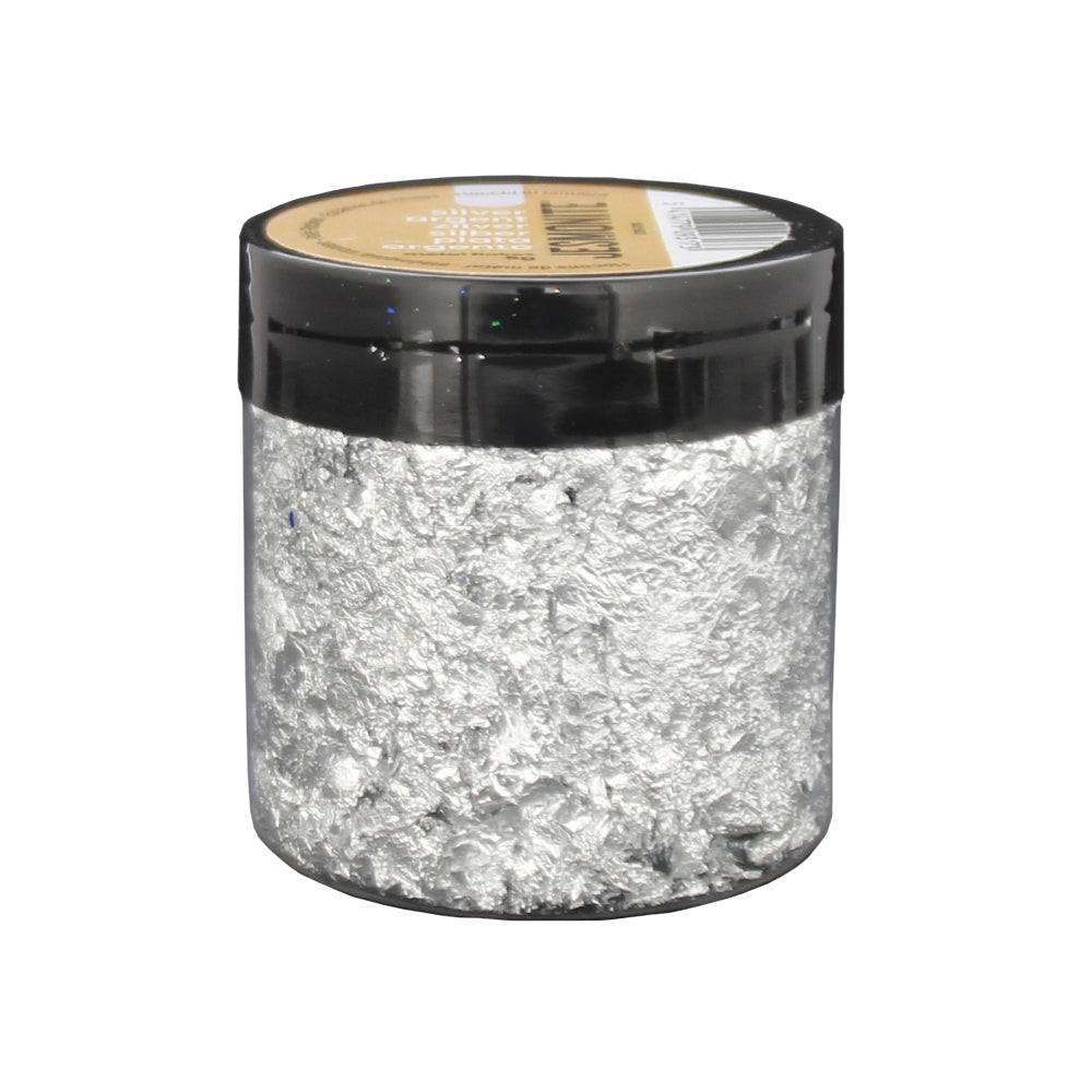 Metallo in foglia argento per decorare candele e sculture realizzate con polvere da colata a rilievo