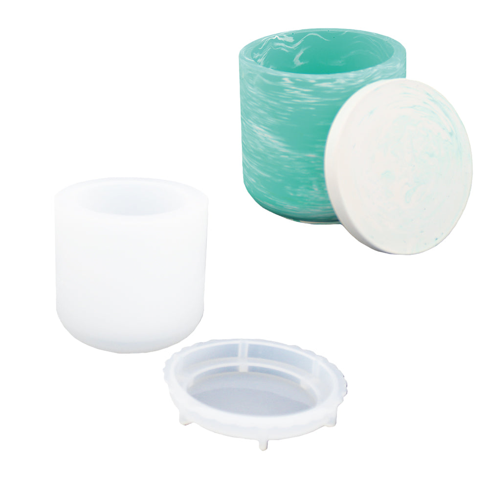 Stampo in silicone per colare il composto per creare un vaso