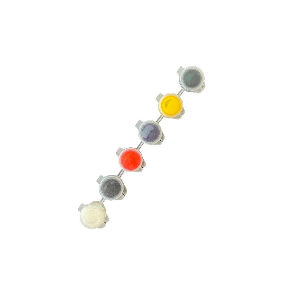 Flüssige Farbe Set zum Einfärben von Gießpulver wie Jesmonite AC100 und Keraflott