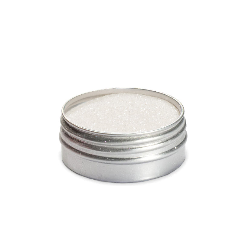 Natürliches Glitter: Pure White