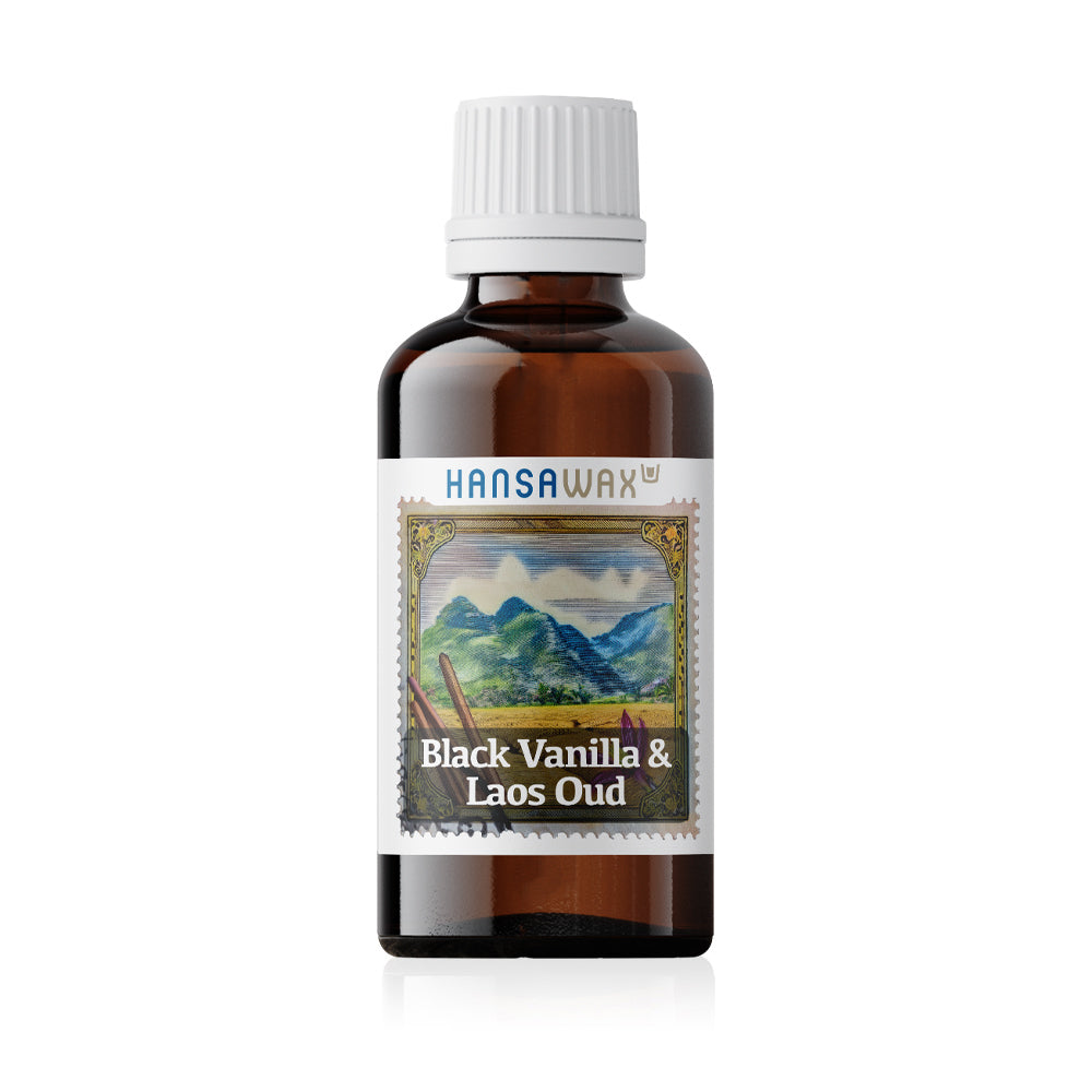 Olio profumato: vaniglia nera e oud del Laos