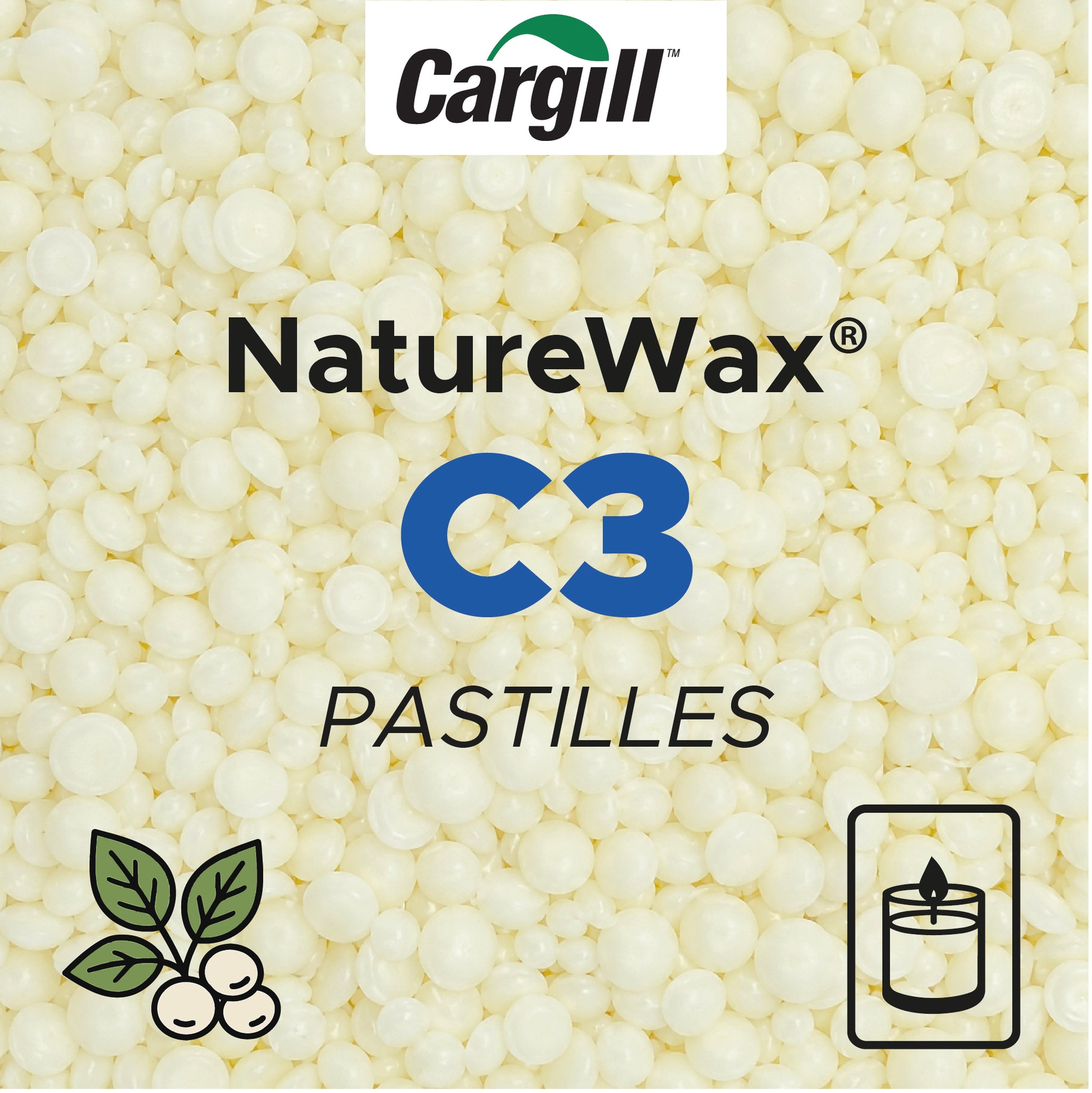 cargill naturewax c3 Pastilles sojawachs für behälterkerzen