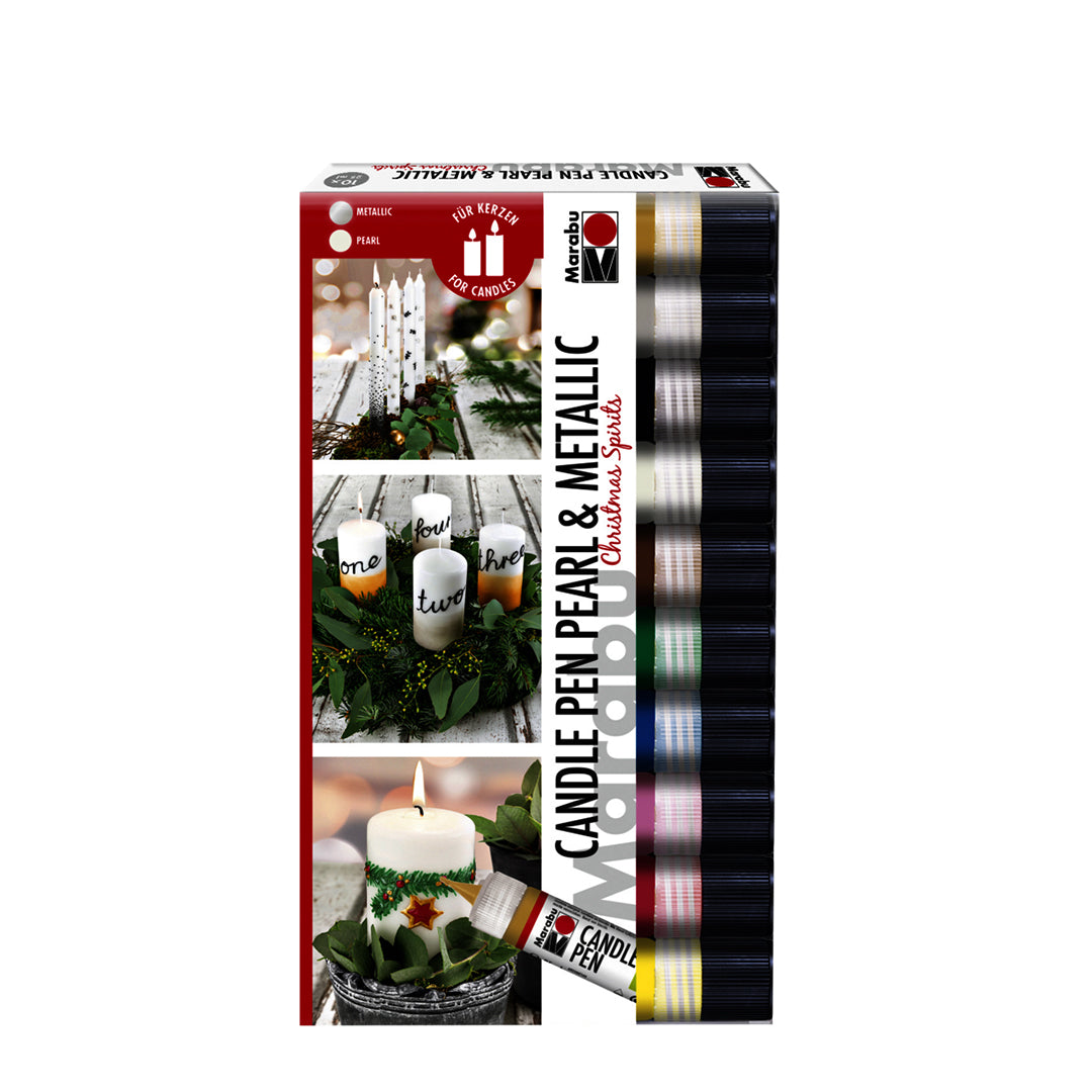 Marabu Candle Pen Bundle : Esprits de Noël