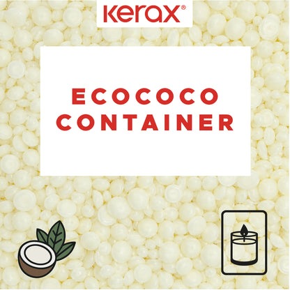 kerax ecococo container kokoswachs für behälterkerzen