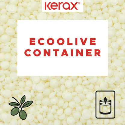 kerax ecoolive container olivenwachs für behälterkerzen