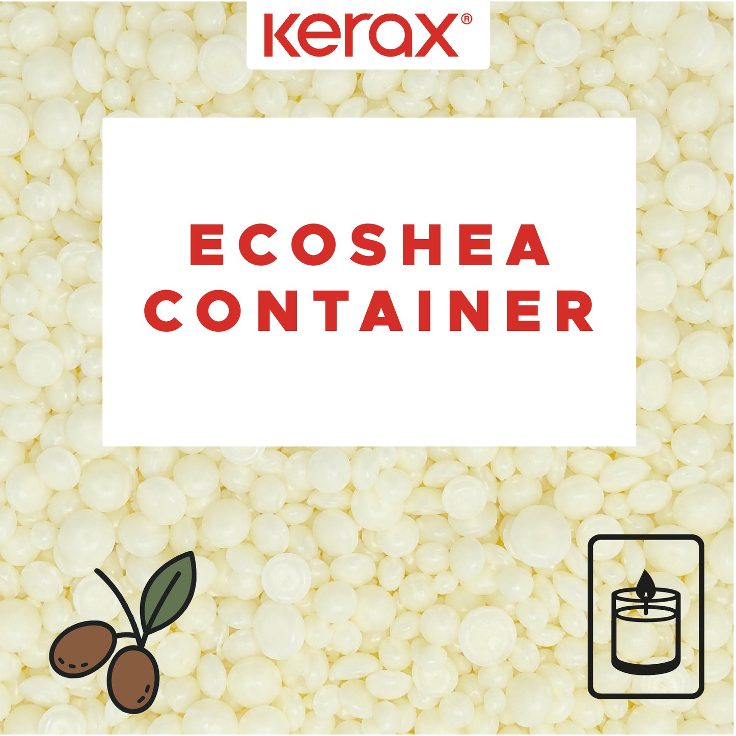 kerax ecoshea container sheawachs für behälterkerzen