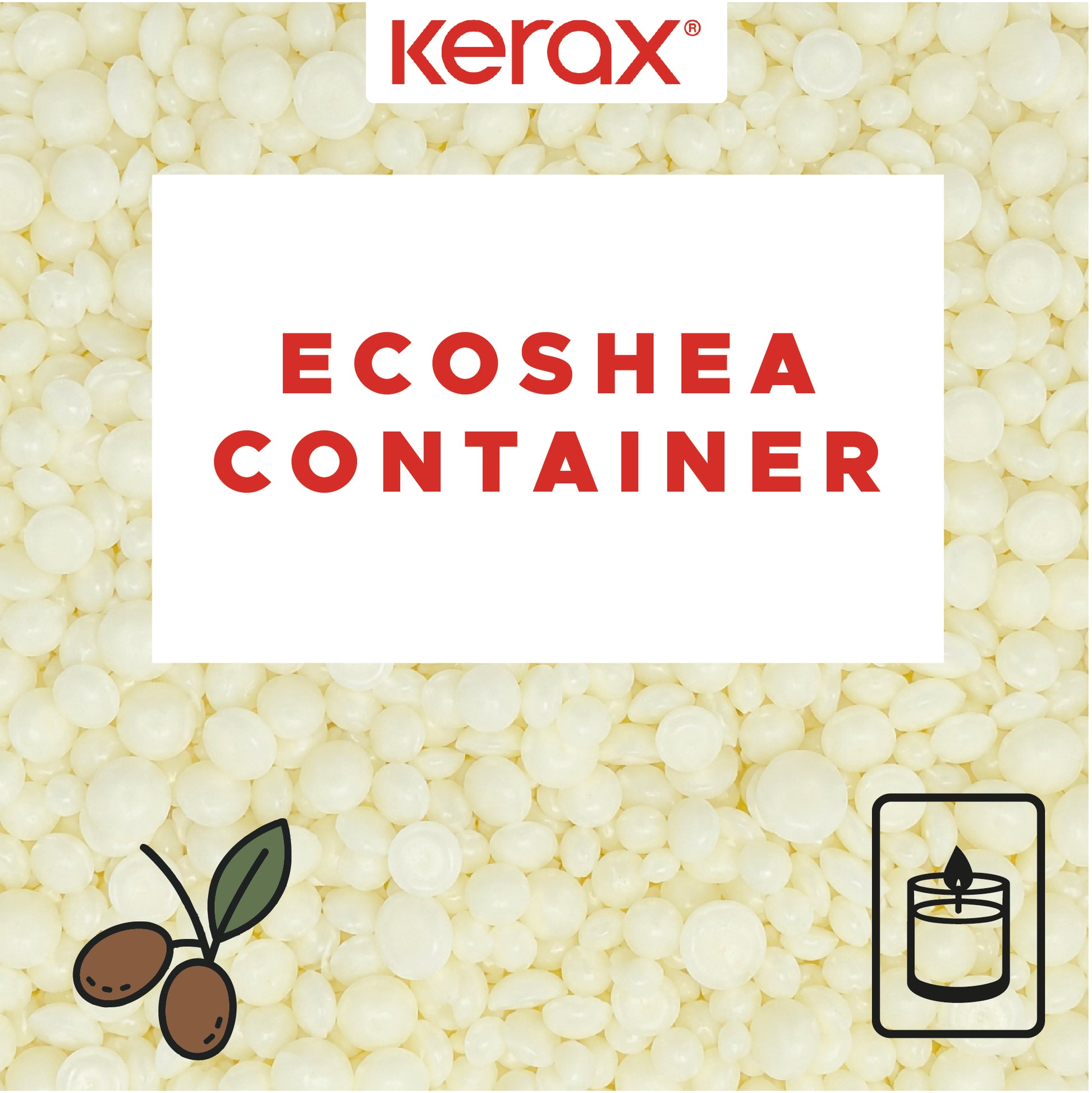 kerax ecoshea container sheawachs für behälterkerzen