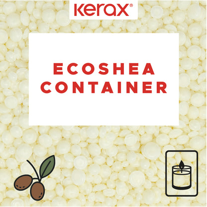 kerax ecoshea container sheawachs für behälterkerzen