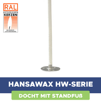 Stoppino in cotone 'Hansawax HW' con piede