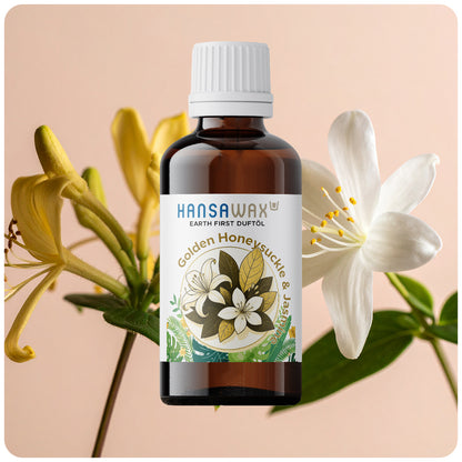 Olio profumato Earth First: caprifoglio dorato e gelsomino