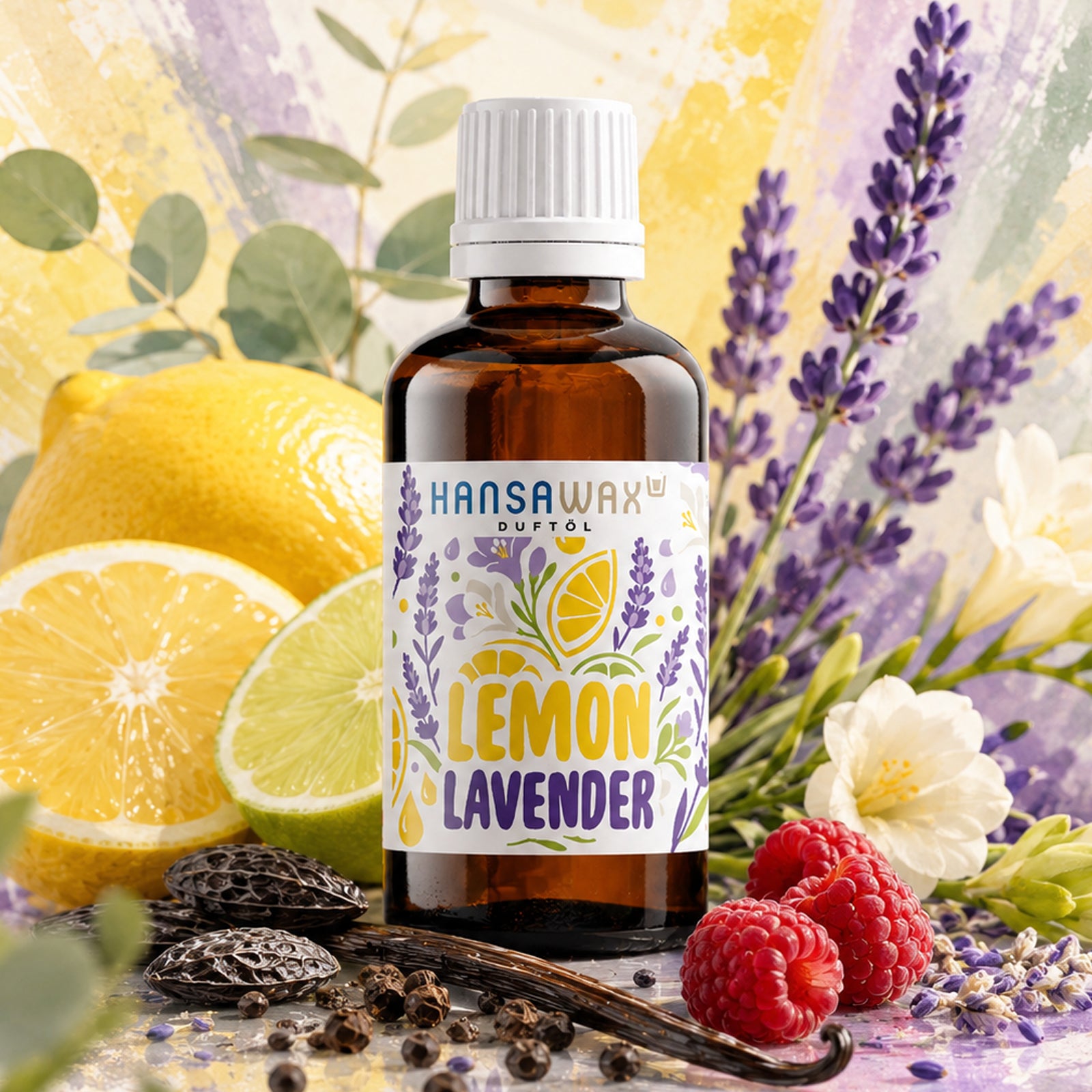 lemon lavender duftöl für kerzen seifen und raumduft