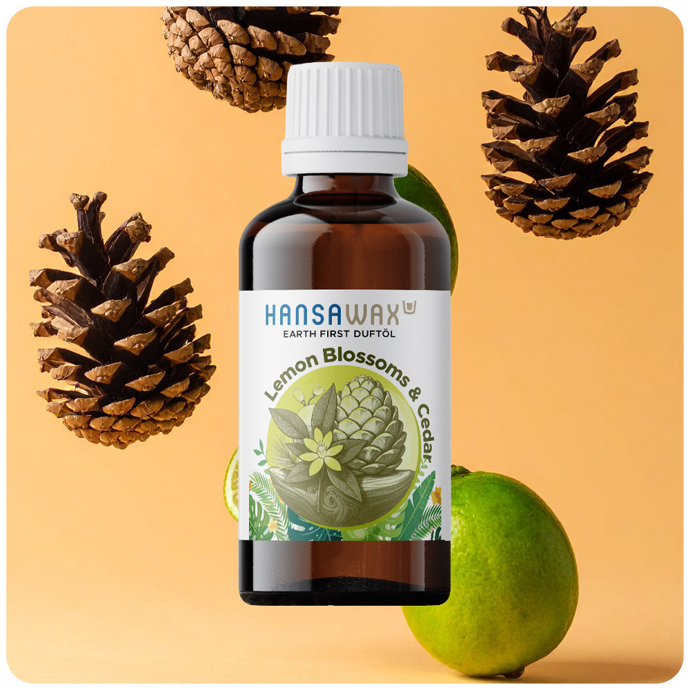Olio profumato Earth First: fiori di limone e cedro