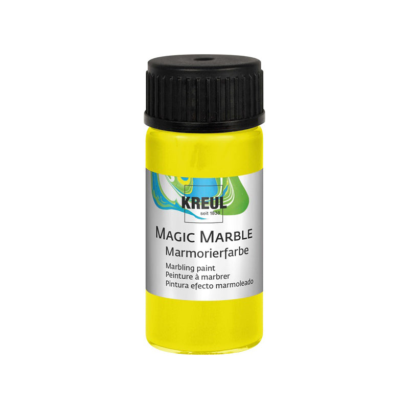 Colore marmorizzazione Magic Marble: giallo neon