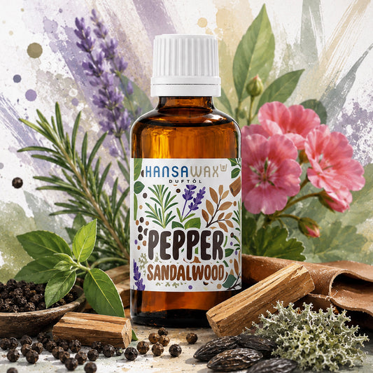 pepper sandalwood duftöl für kerzen seifen und raumduft