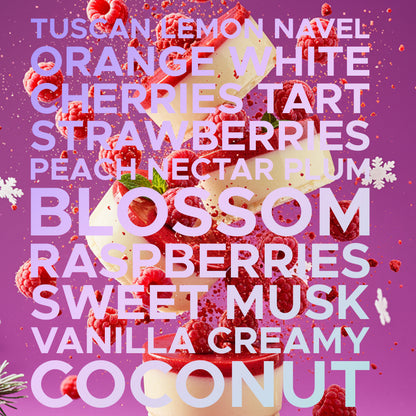 Huile parfumée : Panna Cotta framboise