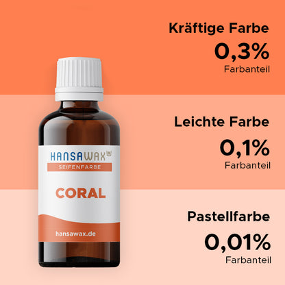 Couleur du savon : Corail
