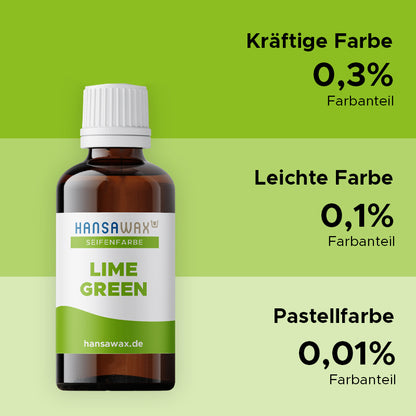 Couleur du savon : Vert citron