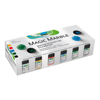 Set di colori per marmorizzazione Magic Marble: colori di base