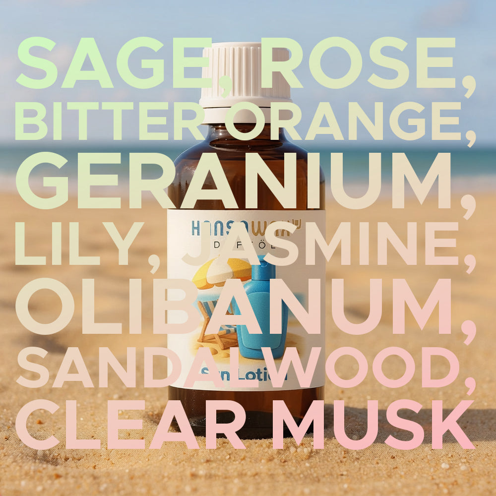 Huile parfumée : Lait solaire