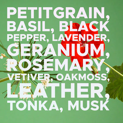 Olio profumato Earth First: vetiver bianco e geranio