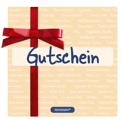 Hansawax Geschenkgutschein